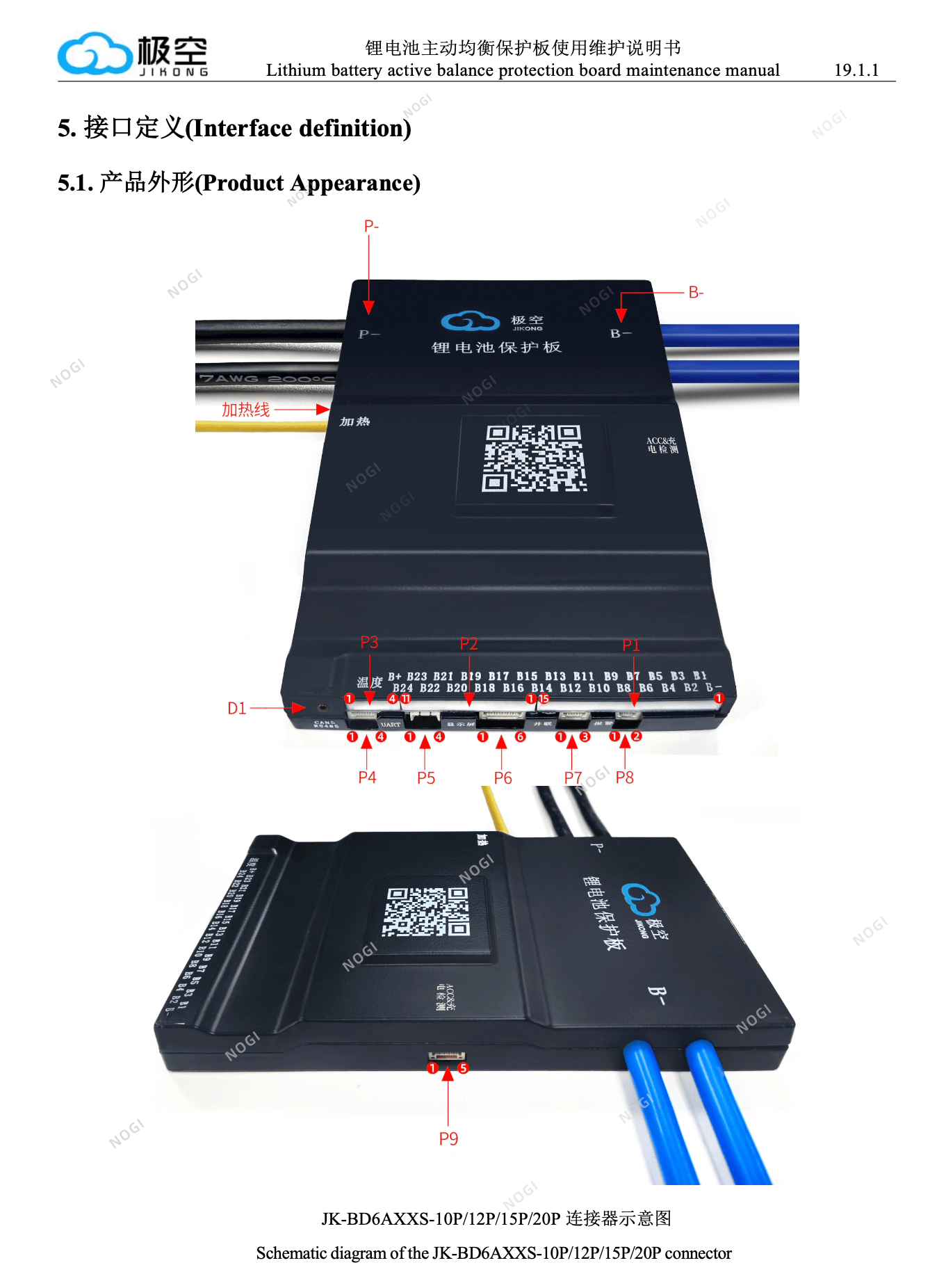 JIKONG BD6A24 Series 60A‑300A Continuous Discharge Smart BMS 0.6A Active Balance Lithium Battery Management System,NOGIPower ,JIKONG BD6A24 Series 60A‑300A Continuous Discharge Smart BMS 0.6A Active Balance Lithium Battery Management System