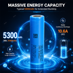 Samsung INR21700-53G1 5300mAh 3.63V Cylindrical Lithium Ion Cell 2C Continuous Discharge,NOGIPower ,Samsung INR21700-53G1 5300mAh 3.63V Cylindrical Lithium Ion Cell 2C Continuous Discharge