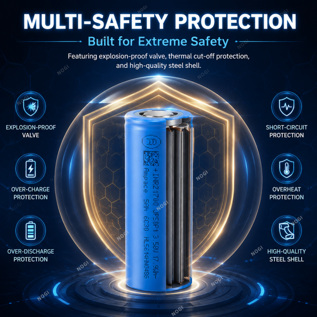 Ampace JP50P1 21700 Cell High Capacity & Ultra High Discharge Power Lithium Ion Cell,NOGIPower ,Ampace JP50P1 21700 Cell High Capacity & Ultra High Discharge Power Lithium Ion Cell