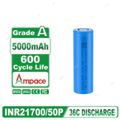 Ampace JP50P1 21700 Cell High Capacity & Ultra High Discharge Power Lithium Ion Cell,NOGIPower ,Ampace JP50P1 21700 Cell High Capacity & Ultra High Discharge Power Lithium Ion Cell