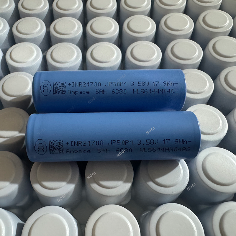 Ampace JP50P1 21700 Cell High Capacity & Ultra High Discharge Power Lithium Ion Cell,NOGIPower ,Ampace JP50P1 21700 Cell High Capacity & Ultra High Discharge Power Lithium Ion Cell