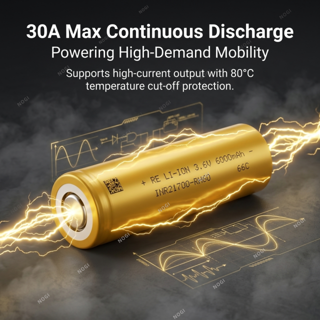 Reliance INR21700-RH60 6000mAh High Energy Density 21700 Lithium Cell with -40℃ -80℃ wide temp.,NOGIPower ,Reliance INR21700-RH60 6000mAh High Energy Density 21700 Lithium Cell with -40℃ -80℃ wide temp.