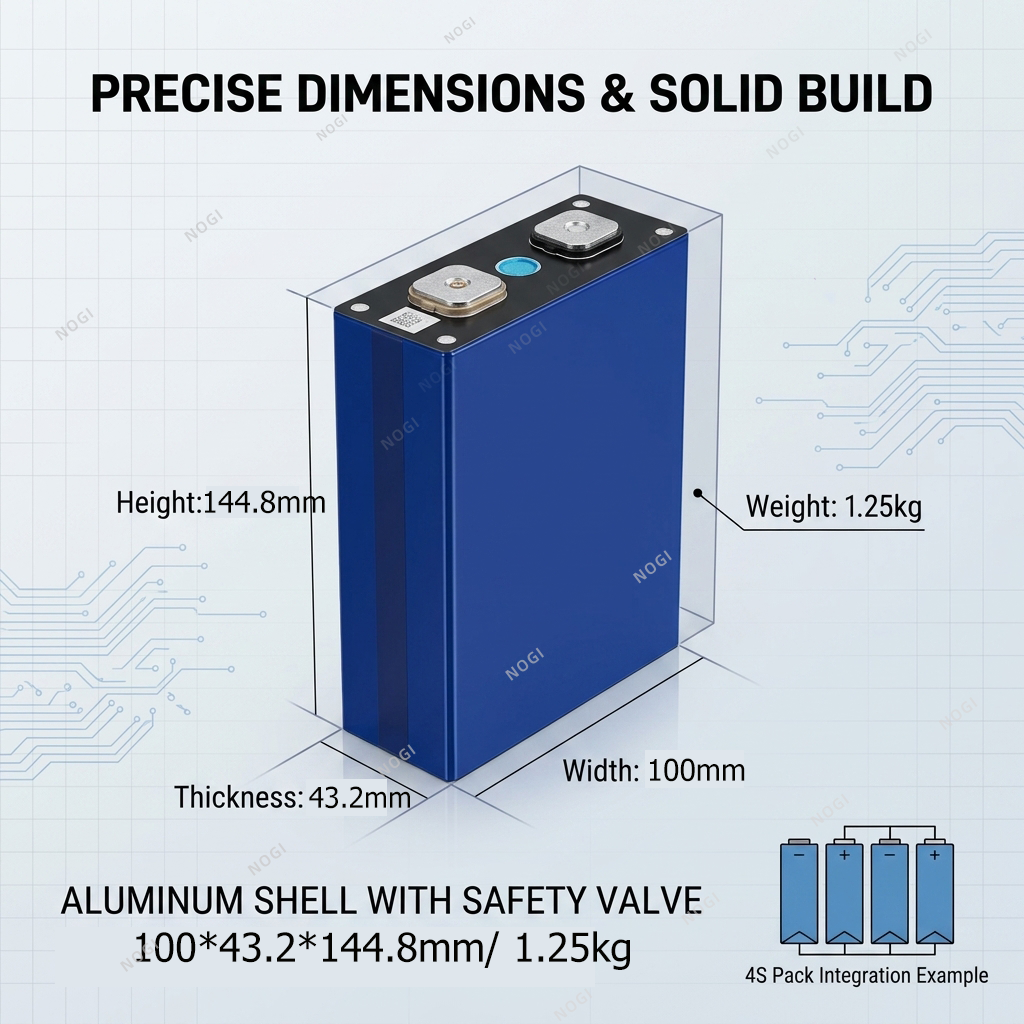 Gotion Grade A 3.2V 67Ah LiFePO4 Prismatic LFP Cell for EV Energy Storage,NOGIPower ,Gotion Grade A 3.2V 67Ah LiFePO4 Prismatic LFP Cell for EV Energy Storage