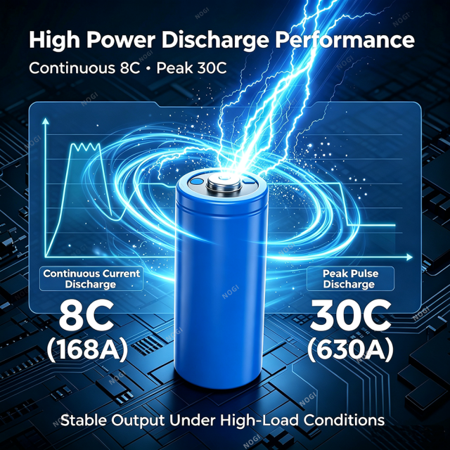 EVE C46PH-V1.1 3.2V 21Ah LFP Cylindrical Cell | 13000 Long Cycles, 30C Peak High Rate Discharge,NOGIPower ,EVE C46PH-V1.1 3.2V 21Ah LFP Cylindrical Cell | 13000 Long Cycles, 30C Peak High Rate Discharge-NOGIPower