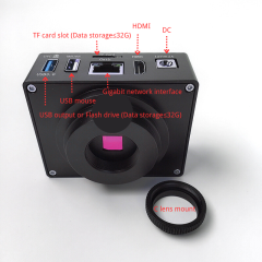 Phantrue 8MP 4K Digital Microscope Camera with Gigabit USB for PCB Inspection and Laboratory Imaging,Phanture,Phantrue 4K Digital Microscope Camera