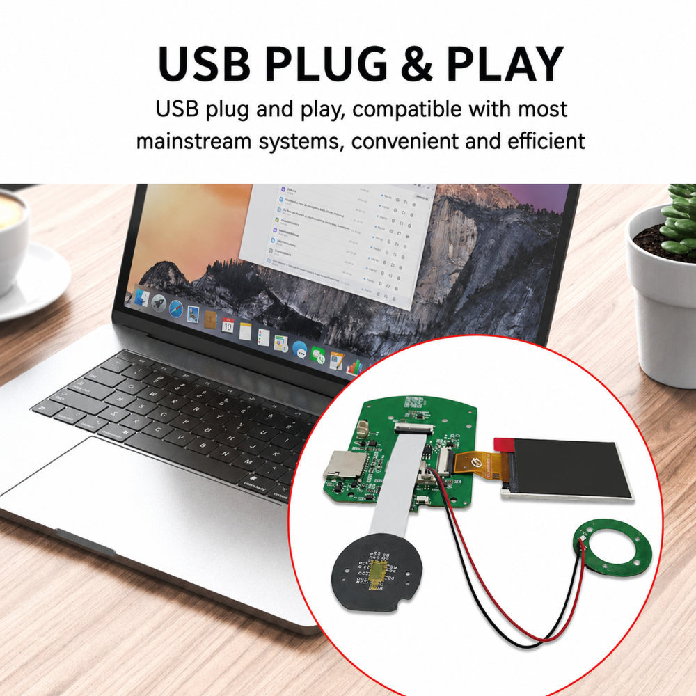 TW508 2MP USB Microscope Camera Module | Display Screen Camera Module with Adjustable LED Light