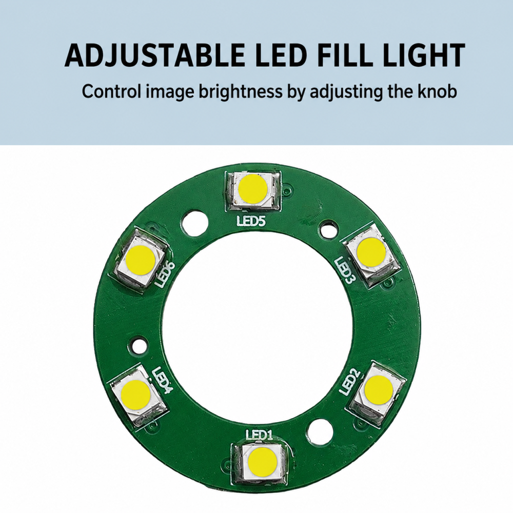 TW508 2MP USB Microscope Camera Module | Display Screen Camera Module with Adjustable LED Light