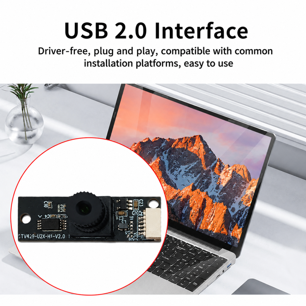 TW429 2MP USB Mini Camera Module | 1080P OV2735 Camera Module for Embedded Devices