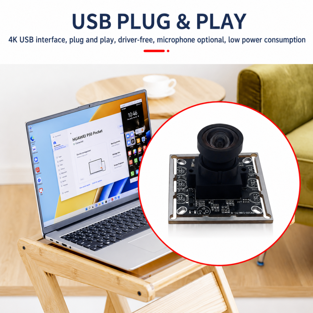 TW320 8MP AF USB Starlight Camera Module | 4K Low-Light Night Vision Camera Module