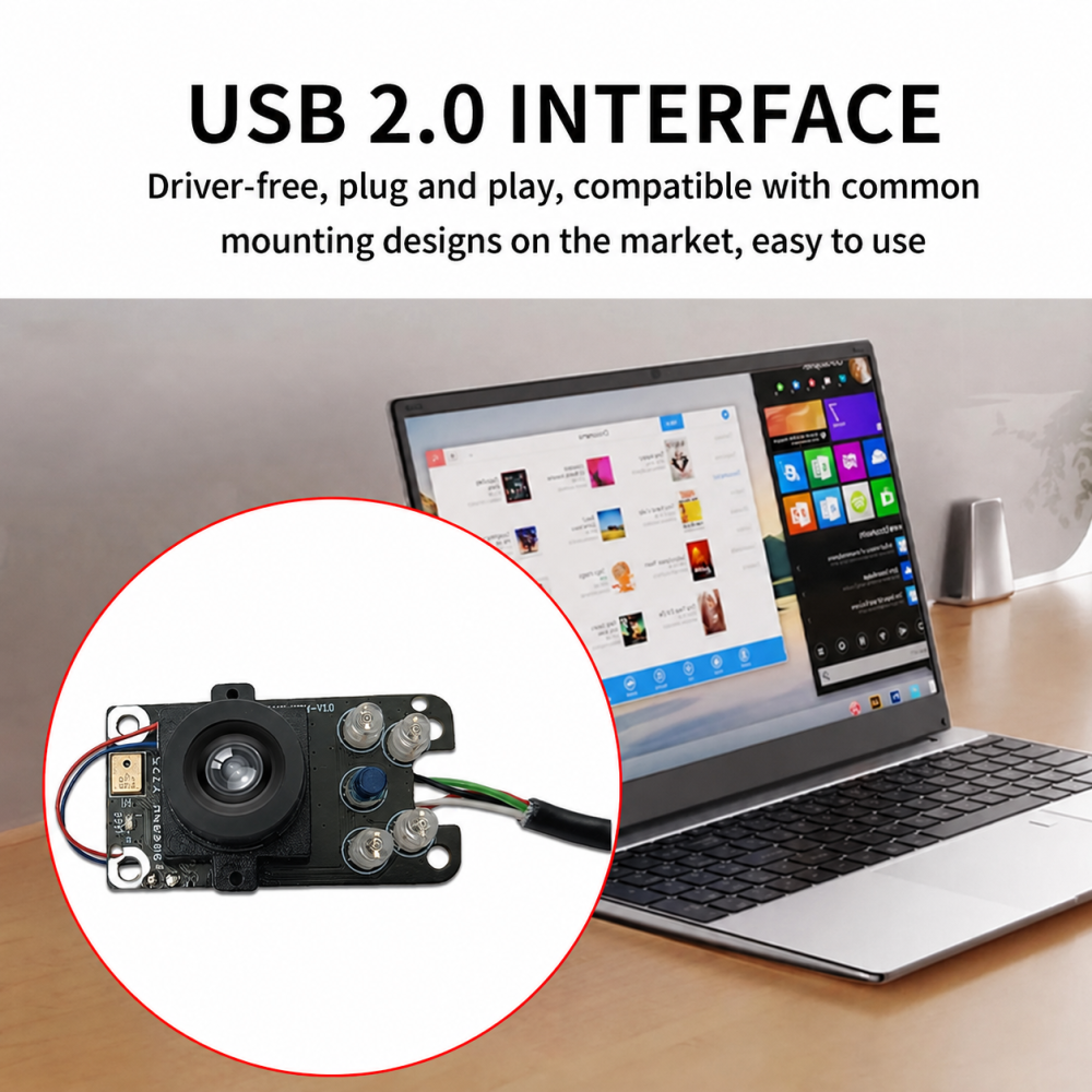 TW416 2MP USB IR-CUT Camera Module | OV2735 Day Night Camera Module for Security and Smart Devices