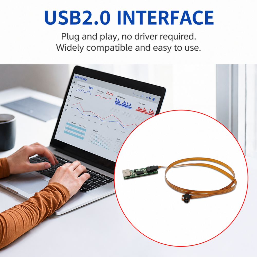 TW462 1MP 3.5mm USB Endoscope Camera Module | OV9734 Mini Inspection Camera Module