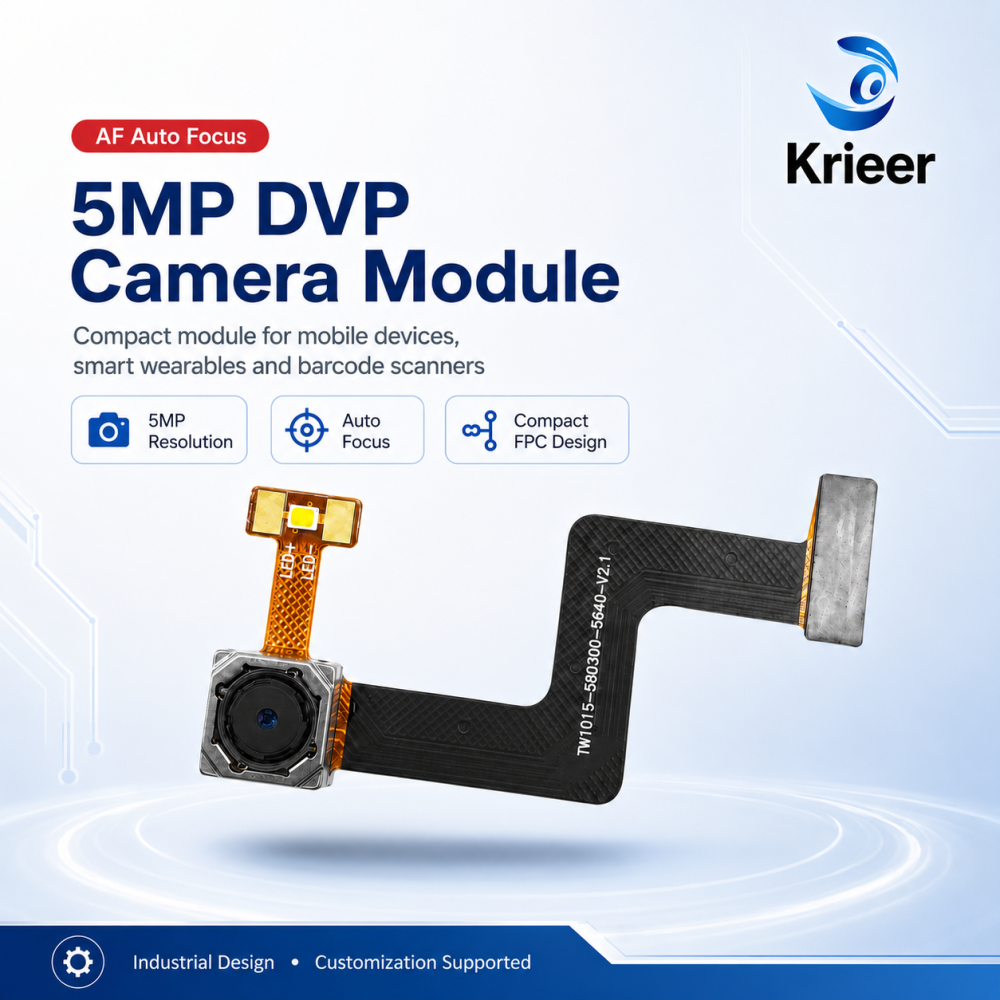 TW1015-5640 5MP AF DVP Camera Module | OV5640 Auto Focus FPC Camera Module for Smart Devices