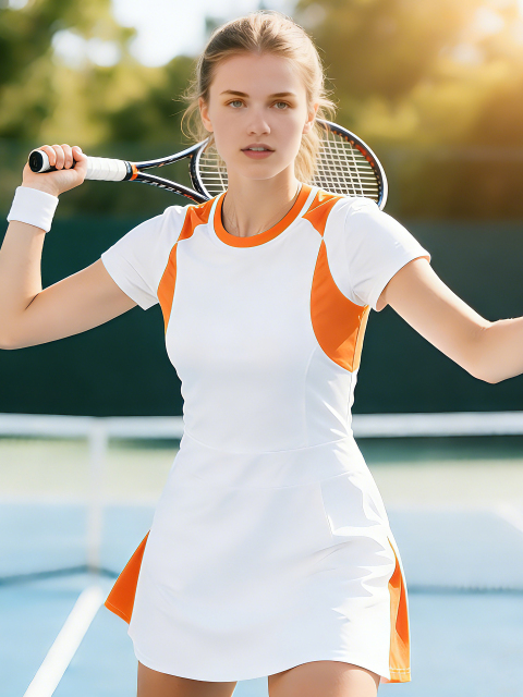 Sleeveless Tennis Dress Set,MY SHOP,Sleeveless Tennis Dress Set