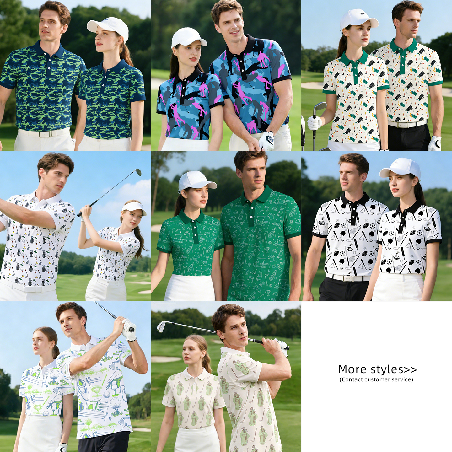 Hybrid Golf Polo Set,MY SHOP,Hybrid Golf Polo Set