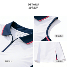 Sleeveless Zip Tennis Dress,MY SHOP,Sleeveless Zip Tennis Dress
