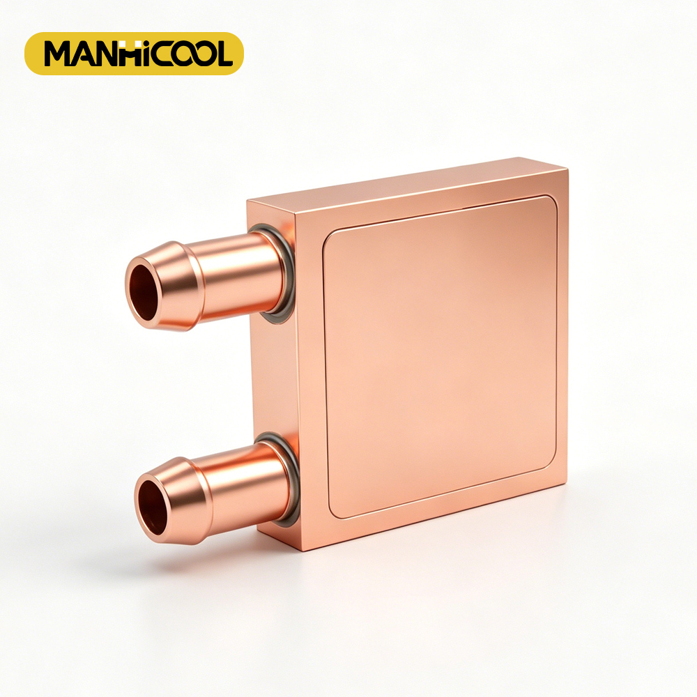 MANHICOOL SQ-4040 Copper Water Cooling Block Manufacturer,MY SHOP,MANHICOOL SQ-4040 Copper Water Cooling Block Manufacturer| Custom Liquid Plate-precision-copper-water-cooling-block-40x40x12mm-for-AI