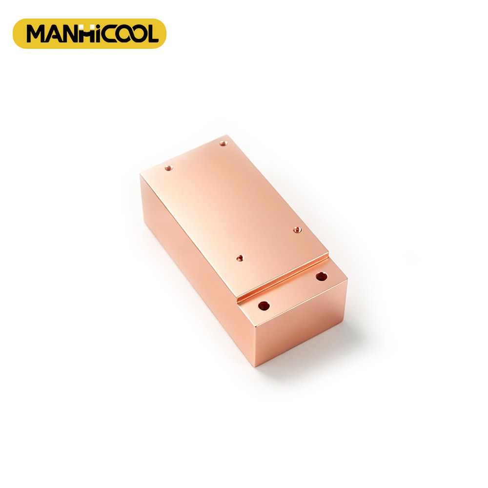 MANHICOOL RE-10249 Copper Water Cooling Plate Factory,MY SHOP,Medical Grade Copper Cold Plate for High-Power Systems