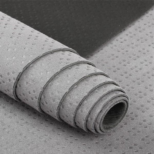 Esterillas de espuma de PVC al por mayor con logotipos personalizados grabados en relieve para marcas de fitness.