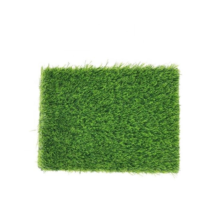 Close-up of the soft-touch fibers and high-stitch density of leisure field turf.