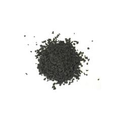 Vibrant EPDM rubber granules applied to a professional athletic running track.