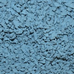 Weather-resistant EPDM rubber granules that resist color changes under UV exposure.