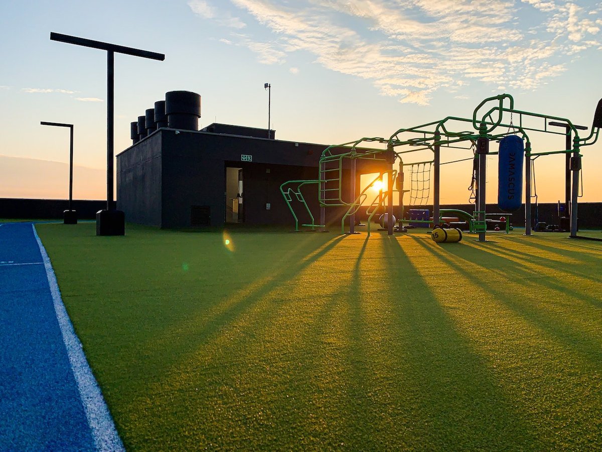 100% recycled rubber buffings collected from tire retreading for playground safety surfacing.