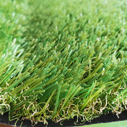 A family backyard featuring pet-friendly, heavy-metal-free artificial grass installation.
