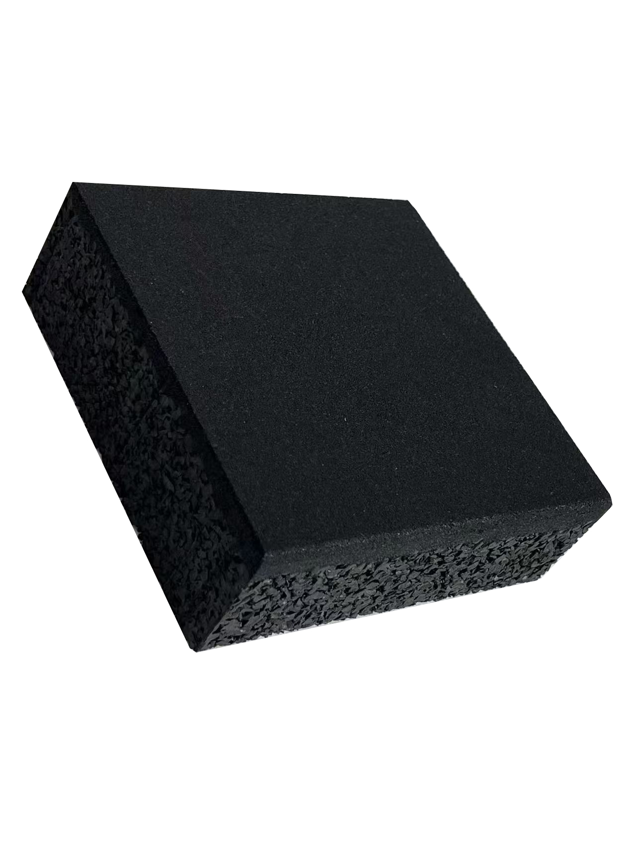 High-density sound proof rubber tiles installed in a professional recording studio for noise reduction.