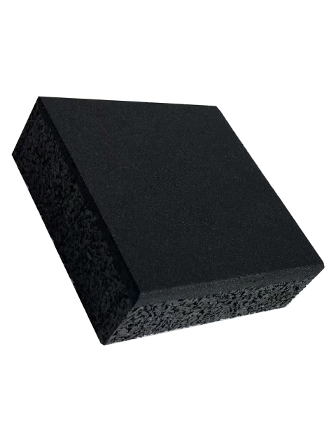 High-density sound proof rubber tiles installed in a professional recording studio for noise reduction.