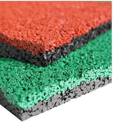 Close-up of eco-friendly recycled rubber material used for professional athletic tracks.