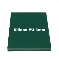 Seamless blue and red Silicon PU basketball court with professional markings.