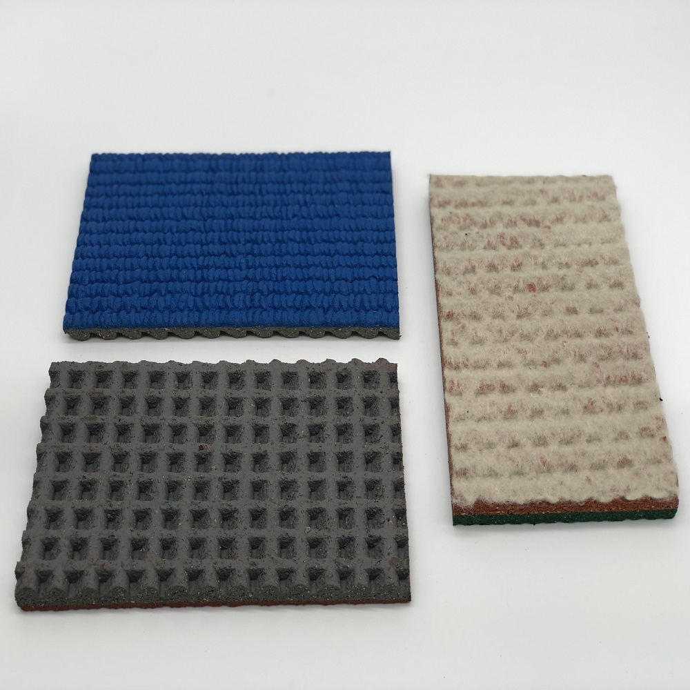 Prefabricated running track surface designed to withstand temperatures from -40°C to 65°C.