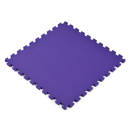 Side profile showing the 5/8 inch (15mm) thickness of the premium EVA foam mat.