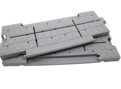 Demonstration of 8000lb/sqm load-bearing capacity on modular event flooring.