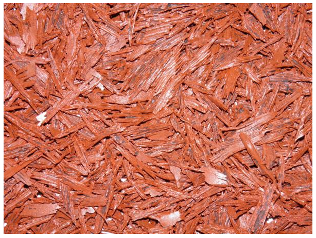 Non-toxic and eco-friendly EPDM rubber mulch installed in a children's playground area.