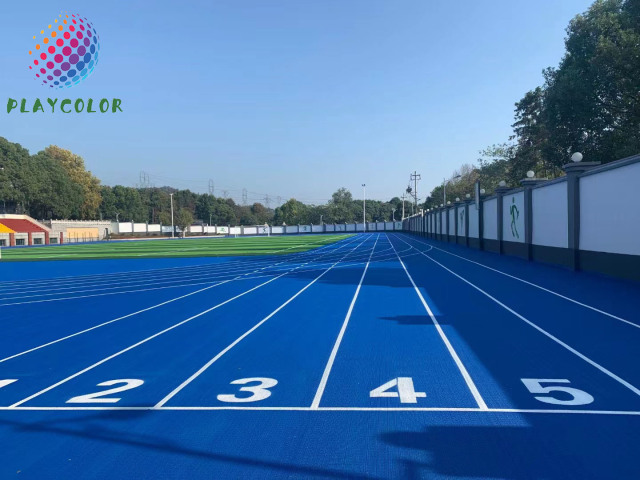 High-resilience shock pad underlay used beneath prefabricated sport floors for energy return.