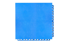 Top-down view of a 305×305×16mm thermoplastic rubber indoor court sports flooring tile showing the solid hexagonal surface pattern and anti-slip texture surface, designed for grip under the dynamic foot loads of basketball, volleyball, futsal, and bowling court applications.