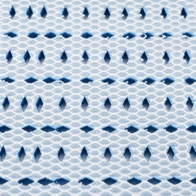 Close-up of non-woven cloth surface layer on shock pad