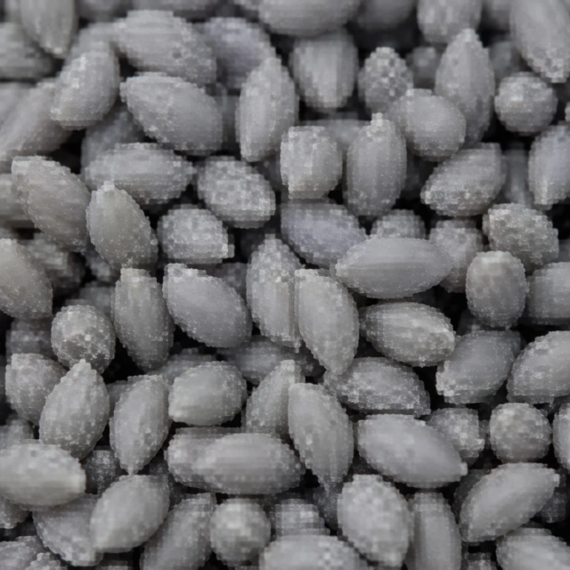 TPV Rubber Granules T02 close-up showing uniform granule texture