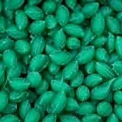 TPV Rubber Granules T11 close-up showing thermoplastic vulcanizate granules for sports and playground surfacing.