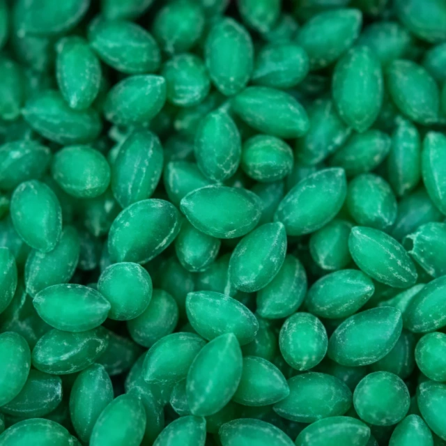 TPV Rubber Granules T11 close-up showing thermoplastic vulcanizate granules for sports and playground surfacing.