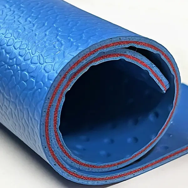 Stone texture pickleball court floor mat with PVC surface design