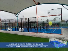 Full Set Panoramic Padel Court for Clubs and Projects (H001) - Includes Rackets and Balls,PLAY WISE,HZW PLAYWISE Best Selling Brand Padel  Panoramic Padel Court with Padel Court Rackets and Ball Free of Charge