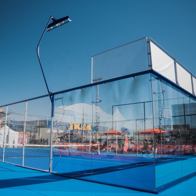 Full Set Panoramic Padel Court for Clubs and Projects (H001) - Includes Rackets and Balls,PLAY WISE,HZW PLAYWISE Best Selling Brand Padel  Panoramic Padel Court with Padel Court Rackets and Ball Free of Charge