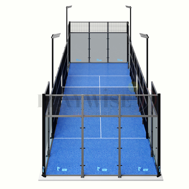 CE Certified Complete Padel Field (H003) - Panoramic Court with Professional Artificial Grass Surface,PLAY WISE,CE Certified Complete Padel Fields Padle Tennis Artificial Grass Paddle Tennis Court Lawn Panorama Court for Grass Padel Tennis