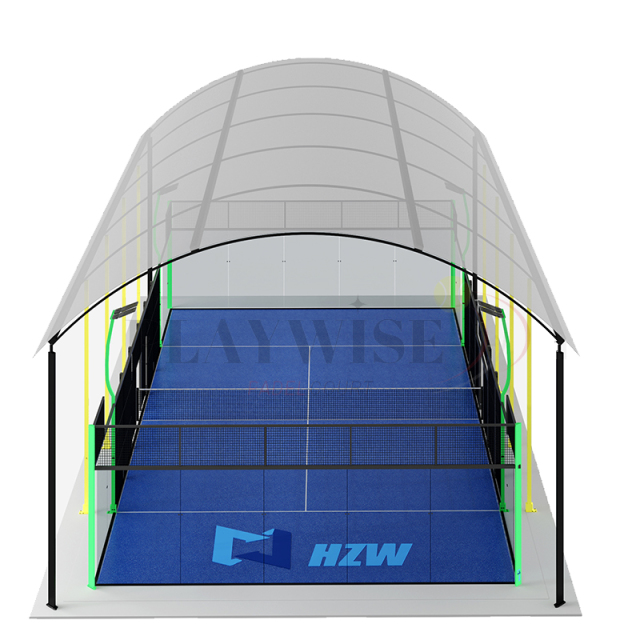 Premium Panoramic Padel Court (H008R) - Full View Design with Permanent Roof Structure,PLAY WISE,Premium Panoramic Padel Court (H008R) - Full View Design with Permanent Roof Structure