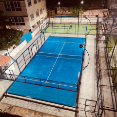 WPT Standard Panoramic Padel Court - Full View Cornerless Design for Professional Tournaments,PLAY WISE,WPT Standard Panoramic Padel Court - Full View Cornerless Design for Professional Tournaments