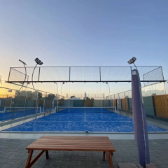 WPT Standard Panoramic Padel Court - Full View Cornerless Design for Professional Tournaments,PLAY WISE,WPT Standard Panoramic Padel Court - Full View Cornerless Design for Professional Tournaments