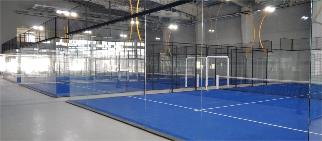 WPT Standard Panoramic Padel Court - Full View Cornerless Design for Professional Tournaments,PLAY WISE,WPT Standard Panoramic Padel Court - Full View Cornerless Design for Professional Tournaments