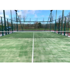 Premium Panoramic Padel Tennis Court (H001A) - Corner-Post-Free Design Full Set with Accessories,PLAY WISE,Padel Panoramica Con Esquina Whole Set Panoramic Padel Tennis Court Paddle Tennis Court Outdoor